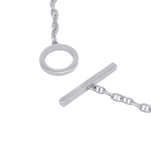 将图像加载到图库查看器中，HERMES Chaine d'Ancre Contour Diamond Bracelet Size SHH123405B 18K White Gold
