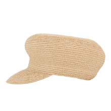 将图像加载到图库查看器中，HERMES Garate Cap Size 57 Beige Raffia100%

