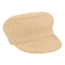 将图像加载到图库查看器中，HERMES Garate Cap Size 57 Beige Raffia100%
