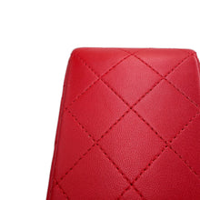 Load image into Gallery viewer, CHANEL Mini Matelasse Single Flap Single Chain Shoulder Bag RedA35200 Lambskin Size 17
