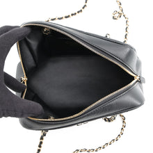 将图像加载到图库查看器中，CHANEL Bowling Bag BlackAS6135-B10583-94305 Caviar Leather Size Small
