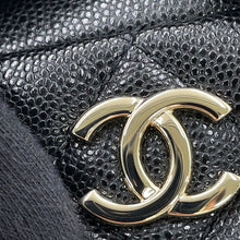 将图像加载到图库查看器中，CHANEL Bowling Bag BlackAS6135-B10583-94305 Caviar Leather Size Small
