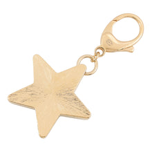 Load image into Gallery viewer, CHANEL CC Logo Star Bag Charm BlackABG575 Gold Plated Faux Pearl
