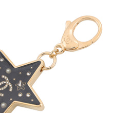 Load image into Gallery viewer, CHANEL CC Logo Star Bag Charm BlackABG575 Gold Plated Faux Pearl
