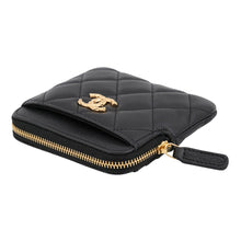 Load image into Gallery viewer, CHANEL Matelasse Fragment Coin Purse BlackAP5012 Caviar Leather
