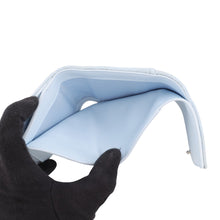 Load image into Gallery viewer, Dior Oblique Embroidery &amp; Lace Tri-fold Compact Wallet Japan Limited Edition Light Blue/WhiteS2416PUKL_M259 Leather/Cotton
