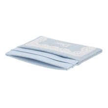 Load image into Gallery viewer, Dior Oblique Embroidery &amp; Lace Card Case Japan Limited Edition Light Blue/WhiteS2400PUKL_M259 Cotton/Leather
