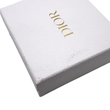 Load image into Gallery viewer, Dior Oblique Embroidery &amp; Lace Card Case Japan Limited Edition Light Blue/WhiteS2400PUKL_M259 Cotton/Leather
