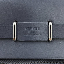 Load image into Gallery viewer, HERMES Herbag zip Ardoise Toile Military Vache Hunter Leather Size Mini
