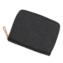 将图像加载到图库查看器中，LOUIS VUITTON Zippy / Coin Purse NoirM28797 Monogram Empreinte Leather
