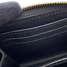 将图像加载到图库查看器中，LOUIS VUITTON Zippy / Coin Purse NoirM28797 Monogram Empreinte Leather
