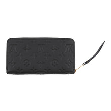 将图像加载到图库查看器中，LOUIS VUITTON Zippy Wallet NoirM61864 Monogram Empreinte Leather
