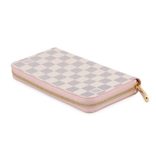 Load image into Gallery viewer, LOUIS VUITTON Zippy Wallet Rose BallerineN63503 Damier Azur
