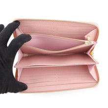 Load image into Gallery viewer, LOUIS VUITTON Zippy Wallet Rose BallerineN63503 Damier Azur
