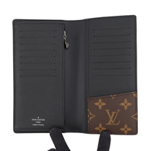 将图像加载到图库查看器中，LOUIS VUITTON Portefeuille Brazza NoirM69410 Monogram Macassar Canvas
