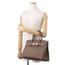 将图像加载到图库查看器中，HERMES Birkin Etoupe Togo Leather Size 30
