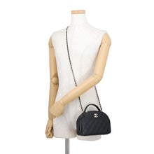 将图像加载到图库查看器中，CHANEL Matelasse ChainClutch Back BlackAP4438 Caviar Leather

