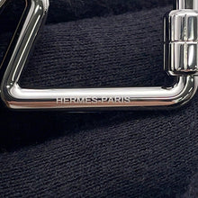 Load image into Gallery viewer, HERMES Cheval Key Ring Silver Metal
