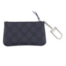 Load image into Gallery viewer, GUCCI Key pouch Dusty blue820666 GG Supreme Leather
