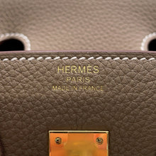 将图像加载到图库查看器中，HERMES Birkin Etoupe Togo Leather Size 25
