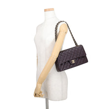 将图像加载到图库查看器中，CHANEL Matelasse W flap WChainShoulder Bag BrownA01112 Caviar Leather Size 25
