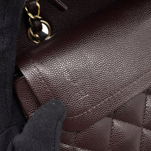 将图像加载到图库查看器中，CHANEL Matelasse W flap WChainShoulder Bag BrownA01112 Caviar Leather Size 25
