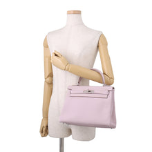 将图像加载到图库查看器中，HERMES Kelly Retourne Maubeir Taurillon Clemence Size 28
