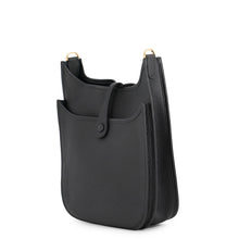 将图像加载到图库查看器中，HERMES Evelyne3 Black Taurillon Clemence Size PM
