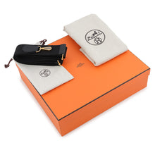 将图像加载到图库查看器中，HERMES Evelyne3 Black Taurillon Clemence Size PM
