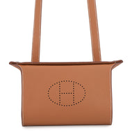 HERMES Videpoches Gold Togo Leather