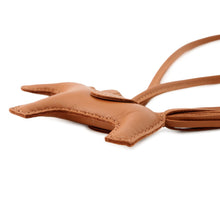 将图像加载到图库查看器中，HERMES Rodeo Bag Charm Gold Lambskin Size PM
