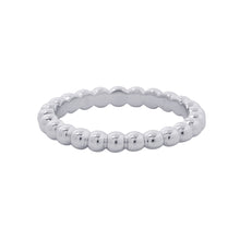 将图像加载到图库查看器中，Van Cleef &amp; Arpels Perlée GoldPearl Ring Medium Size Medium/54/#14VCARN9PC54/VCARN9PC00 18K White Gold
