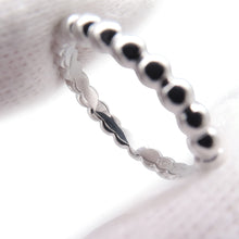 将图像加载到图库查看器中，Van Cleef &amp; Arpels Perlée GoldPearl Ring Medium Size Medium/54/#14VCARN9PC54/VCARN9PC00 18K White Gold

