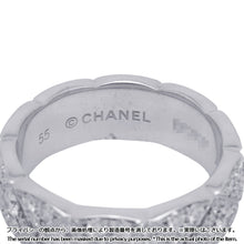 Load image into Gallery viewer, CHANEL Coco Crush Collection Diamond Ring Size Medium/55/#15J12093 18K White Gold
