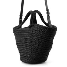 Load image into Gallery viewer, BALENCIAGA Ibiza Basket Bag Black695612210971090 Nylon Leather Size Small
