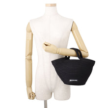 Load image into Gallery viewer, BALENCIAGA Ibiza Basket Bag Black695612210971090 Nylon Leather Size Small
