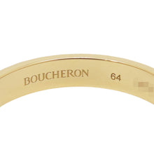 将图像加载到图库查看器中，Boucheron Quatre Radiant Ring Half Size 64/#24JAL00251 18K Yellow Gold
