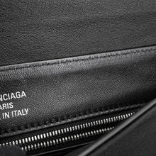 Load image into Gallery viewer, BALENCIAGA Leopolda Pochette Ribbon Black7919972AA5Q1000 Vintage processed satin
