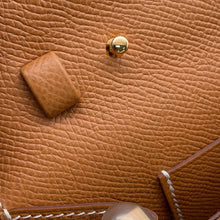 Load image into Gallery viewer, HERMES Kelly wallet long to go Gold Epsom
