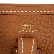 Load image into Gallery viewer, HERMES Evelyne Long Amazon Gold Taurillon Clemence Size TPM
