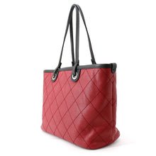将图像加载到图库查看器中，CHANEL On the Road Tote Bag Bordeaux/BlackA92211 Caviar Leather

