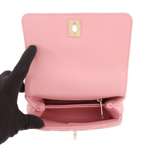将图像加载到图库查看器中，CHANEL Coco Handle 2WAYHandbag PinkAS2215 Caviar Leather Size XXS

