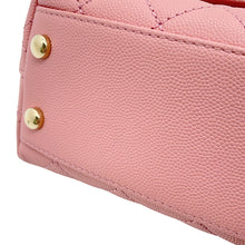 将图像加载到图库查看器中，CHANEL Coco Handle 2WAYHandbag PinkAS2215 Caviar Leather Size XXS
