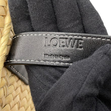 Load image into Gallery viewer, LOEWE Basket Bag Natural/Black Raffia Leather Size Large
