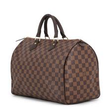 将图像加载到图库查看器中，LOUIS VUITTON Speedy RedN41363 Damier Ebene Canvas Size 35
