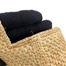 将图像加载到图库查看器中，LOEWE font tote NaturalALF1V46X12 2123 Raffia Leather Bijoux Size Mini
