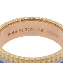 将图像加载到图库查看器中，Boucheron Quatre Blue Diamond Ring Size Small/59/#19 BlueJRG03028 K18YG K18PG K18WG Ceramic
