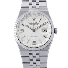 将图像加载到图库查看器中，ROLEX Land Dweller W40mm Stainless Steel K18WG Chain Honeycomb Motif Dial127334
