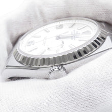 将图像加载到图库查看器中，ROLEX Land Dweller W40mm Stainless Steel K18WG Chain Honeycomb Motif Dial127334
