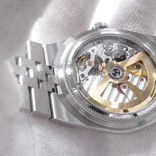 将图像加载到图库查看器中，ROLEX Land Dweller W40mm Stainless Steel K18WG Chain Honeycomb Motif Dial127334
